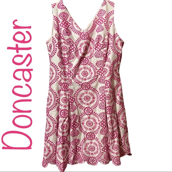 Doncaster Dresses & Skirts - BNWT Pink Embroidered Doncaster Dress